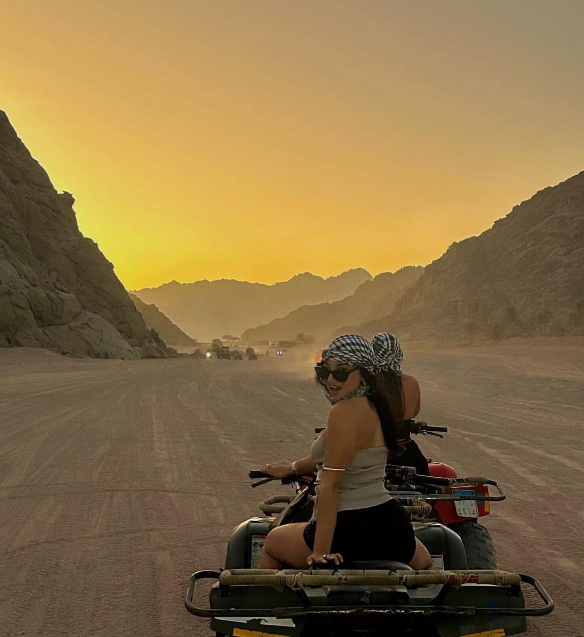 Quad biking